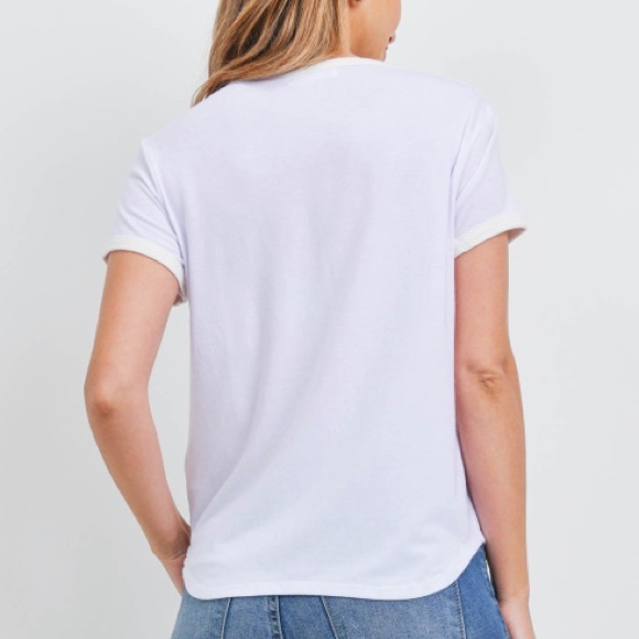 Red White blue star Short sleeve graphic print short sleeve tee, NEW!🇺🇸 - Picture 7 of 14